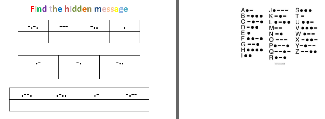 Find the hidden message